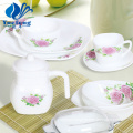 Heat Resistant Opal Glassware-24PCS Press Dinner Set